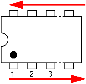 DIP pin numbering